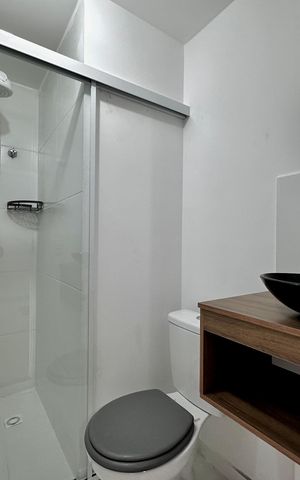 Apartamento para alugar com 30m², 2 quartos e sem vaga Apartamento para alugar com 30m², 2 quartos e sem vagaBanheiro