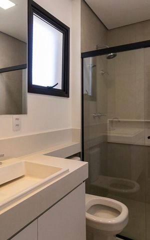 Casa de condomínio à venda com 138m², 3 quartos e 2 vagasBanheiro da suíte 1