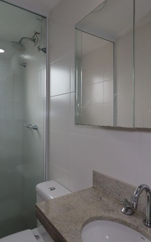 Apartamento à venda com 65m², 2 quartos e 2 vagasBanheiro