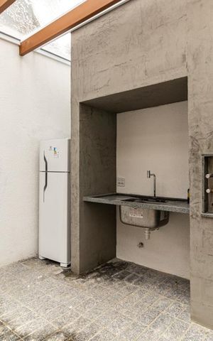 Apartamento à venda com 34m², 2 quartos e sem vagaChurrasqueira