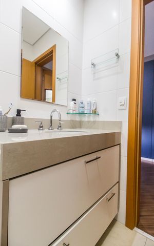 Apartamento à venda com 136m², 3 quartos e 2 vagas Apartamento à venda com 136m², 3 quartos e 2 vagasBanheiro da Suíte 3