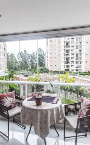 Apartamento à venda com 136m², 3 quartos e 2 vagas Apartamento à venda com 136m², 3 quartos e 2 vagasVaranda gourmet