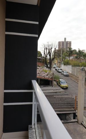 Apartamento à venda com 44m², 2 quartos e 1 vagaSacada do Quarto 2