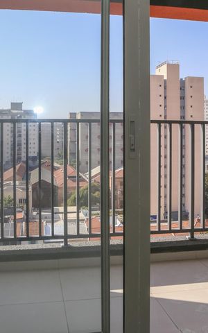 Studio à venda com 31m², 1 quarto e sem vaga Studio à venda com 31m², 1 quarto e sem vagaSacada da Sala e Cozinha