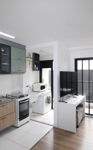 Apartamento à venda com 44m², 2 quartos e sem vagaSala/Cozinha