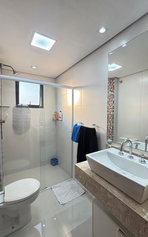 Apartamento à venda com 100m², 3 quartos e 2 vagasBanheiro Social