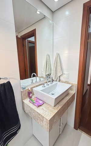 Apartamento à venda com 100m², 3 quartos e 2 vagasBanheiro Social