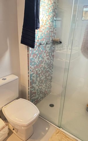 Apartamento à venda com 100m², 3 quartos e 2 vagasBanheiro da Suíte