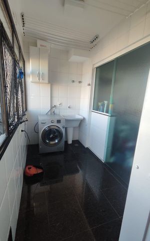 Apartamento à venda com 100m², 3 quartos e 2 vagasÁrea de Serviço