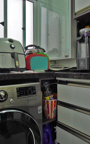 Apartamento à venda com 64m², 3 quartos e 1 vagaCozinha e Área de Serviço