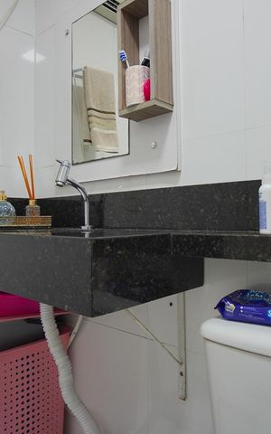 Apartamento à venda com 64m², 3 quartos e 1 vagaBanheiro Social
