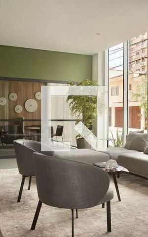 Apartamento para alugar com 28m², 1 quarto e sem vaga Apartamento para alugar com 28m², 1 quarto e sem vagaHall social
