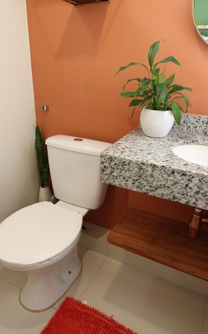 Casa de condomínio à venda com 149m², 5 quartos e 2 vagasLavabo da Sala