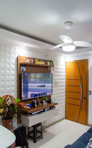 Apartamento à venda com 47m², 2 quartos e 1 vagaSala