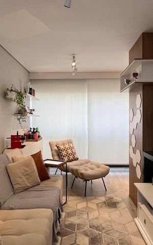 Apartamento à venda com 57m², 2 quartos e 1 vaga Apartamento à venda com 57m², 2 quartos e 1 vagaSala de TV