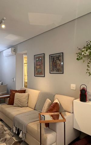 Apartamento à venda com 57m², 2 quartos e 1 vaga Apartamento à venda com 57m², 2 quartos e 1 vagaSala de TV