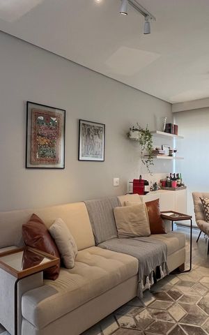 Apartamento à venda com 57m², 2 quartos e 1 vaga Apartamento à venda com 57m², 2 quartos e 1 vagaSala