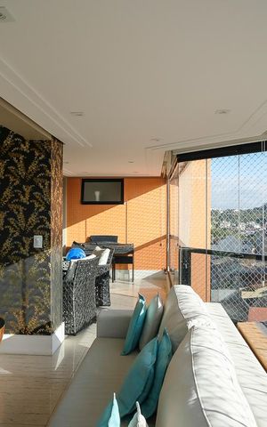 Apartamento à venda com 200m², 3 quartos e 3 vagasVaranda da sala
