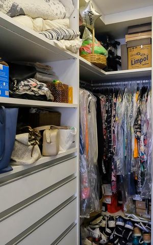 Apartamento à venda com 200m², 3 quartos e 3 vagasCloset da suíte 1