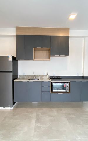 Studio para alugar com 33m², 1 quarto e 1 vagaStudio 