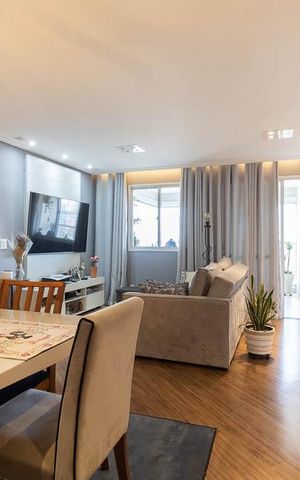 Apartamento à venda com 103m², 3 quartos e 2 vagas Apartamento à venda com 103m², 3 quartos e 2 vagasSala