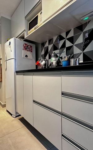 Apartamento à venda com 36m², 1 quarto e 1 vaga Apartamento à venda com 36m², 1 quarto e 1 vagaCozinha