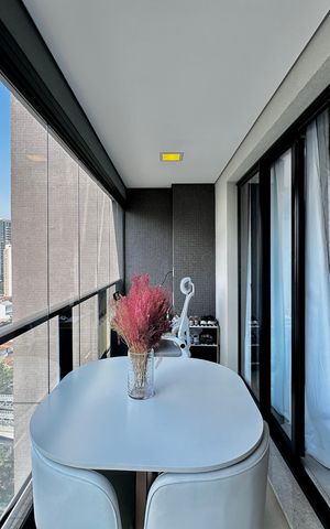 Apartamento à venda com 36m², 1 quarto e 1 vaga Apartamento à venda com 36m², 1 quarto e 1 vagaSacada da Sala