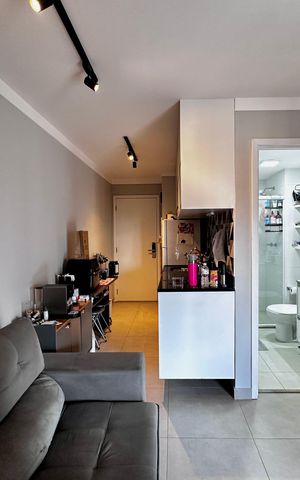 Apartamento à venda com 36m², 1 quarto e 1 vaga Apartamento à venda com 36m², 1 quarto e 1 vagaSala