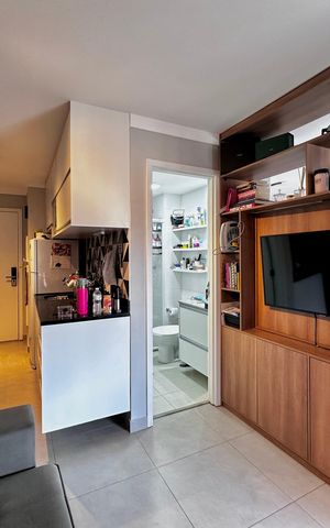 Apartamento à venda com 36m², 1 quarto e 1 vaga Apartamento à venda com 36m², 1 quarto e 1 vagaSala