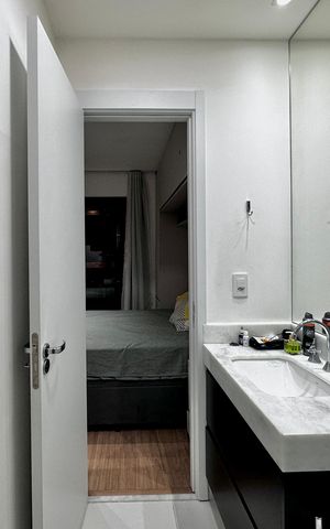 Studio à venda com 25m², 1 quarto e sem vaga Studio à venda com 25m², 1 quarto e sem vagaBanheiro