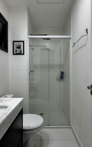 Studio à venda com 25m², 1 quarto e sem vaga Studio à venda com 25m², 1 quarto e sem vagaBanheiro