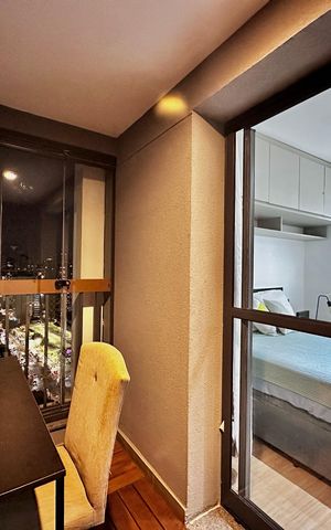 Studio à venda com 25m², 1 quarto e sem vaga Studio à venda com 25m², 1 quarto e sem vagaSacada