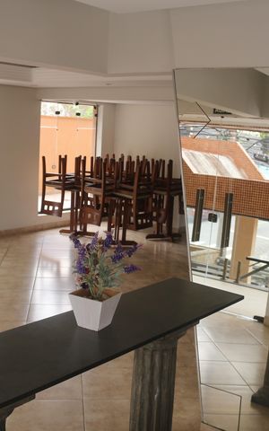 Apartamento para alugar com 153m², 3 quartos e 1 vagaÁrea comum - Salão de festas