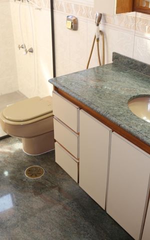 Apartamento para alugar com 153m², 3 quartos e 1 vagaBanheiro da Suíte 1