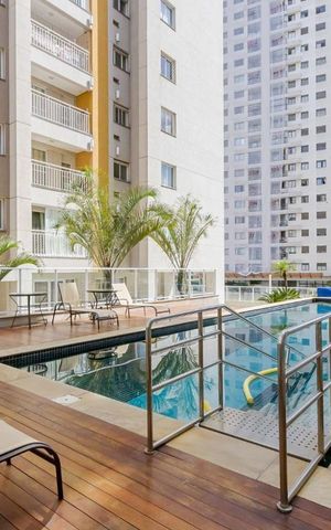 Apartamento para alugar com 62m², 2 quartos e 1 vaga Apartamento para alugar com 62m², 2 quartos e 1 vagaÁrea comum - Piscina