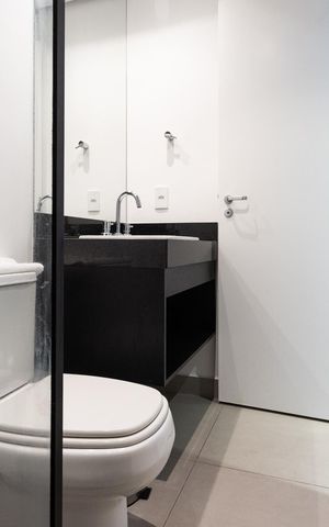 Studio à venda com 24m², 1 quarto e sem vaga Studio à venda com 24m², 1 quarto e sem vagaBanheiro