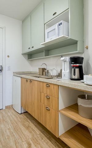 Studio à venda com 26m², 1 quarto e sem vaga Studio à venda com 26m², 1 quarto e sem vagaCozinha