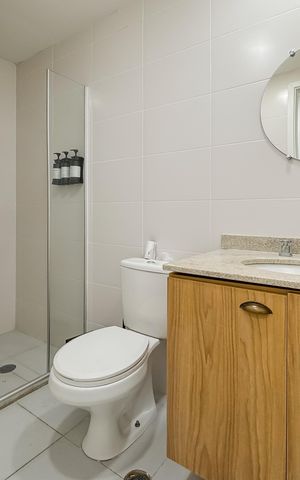 Studio à venda com 26m², 1 quarto e sem vaga Studio à venda com 26m², 1 quarto e sem vagaBanheiro