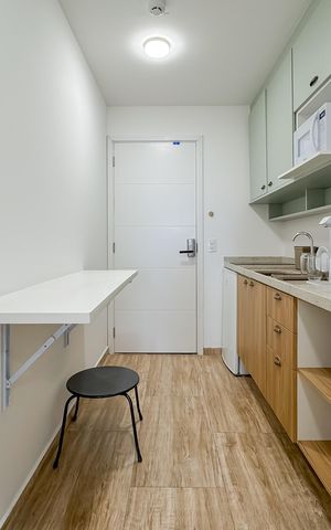 Studio à venda com 26m², 1 quarto e sem vaga Studio à venda com 26m², 1 quarto e sem vagaCozinha
