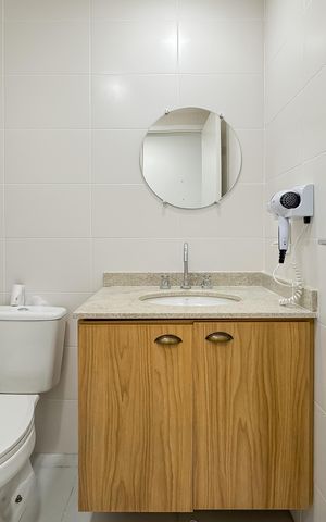 Studio à venda com 26m², 1 quarto e sem vaga Studio à venda com 26m², 1 quarto e sem vagaBanheiro