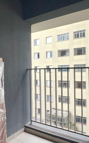 Studio para alugar com 30m², 1 quarto e sem vaga Studio para alugar com 30m², 1 quarto e sem vagaVaranda