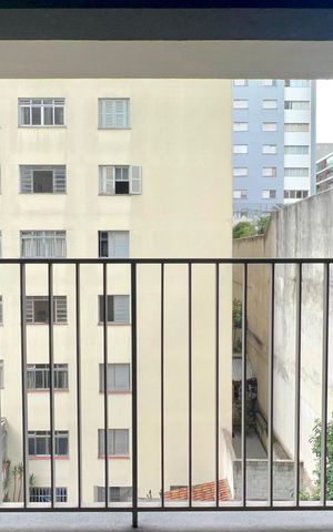 Studio para alugar com 30m², 1 quarto e sem vaga Studio para alugar com 30m², 1 quarto e sem vagaVaranda