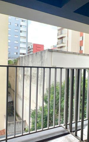 Studio para alugar com 30m², 1 quarto e sem vaga Studio para alugar com 30m², 1 quarto e sem vagaVaranda