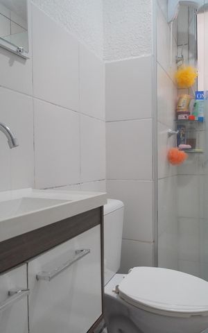 Apartamento à venda com 43m², 2 quartos e 1 vagaBanheiro