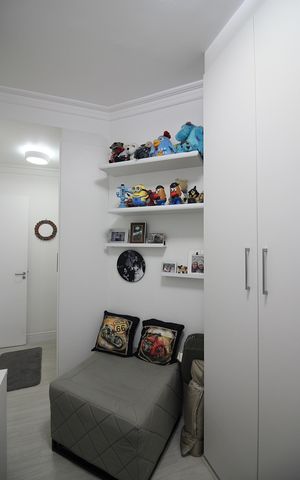 Apartamento à venda com 85m², 3 quartos e 2 vagasQuarto 2
