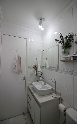 Apartamento à venda com 85m², 3 quartos e 2 vagasBanheiro Social