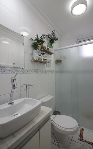 Apartamento à venda com 85m², 3 quartos e 2 vagasBanheiro Social