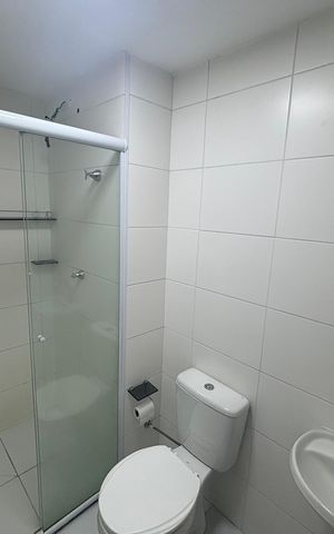 Apartamento para alugar com 25m², 1 quarto e sem vaga Apartamento para alugar com 25m², 1 quarto e sem vagaBanheiro