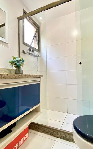 Apartamento para alugar com 70m², 2 quartos e 1 vaga Apartamento para alugar com 70m², 2 quartos e 1 vagaBanheiro do Quarto 2