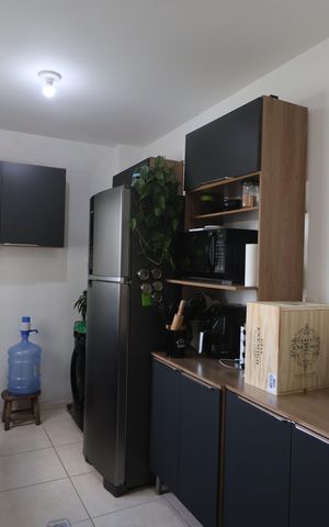 Apartamento à venda com 44m², 2 quartos e 1 vagaCozinha e Área de Serviço